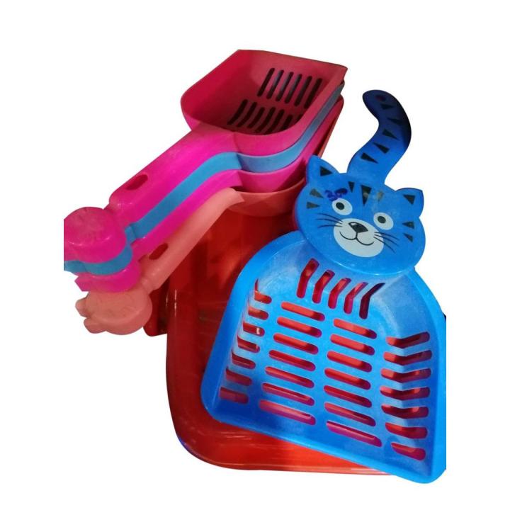 Cat Litter Scoop Plastic Durable Pet Poo Shovel 1pc