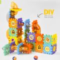 125Pcs DIY Creative Pipeline Rolling Ball Building Blocks Marble Drop Set. 
