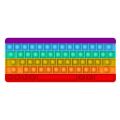 Popit Keyboard pop it fidget toy special needs stress reliever, push bubble gadgets. 