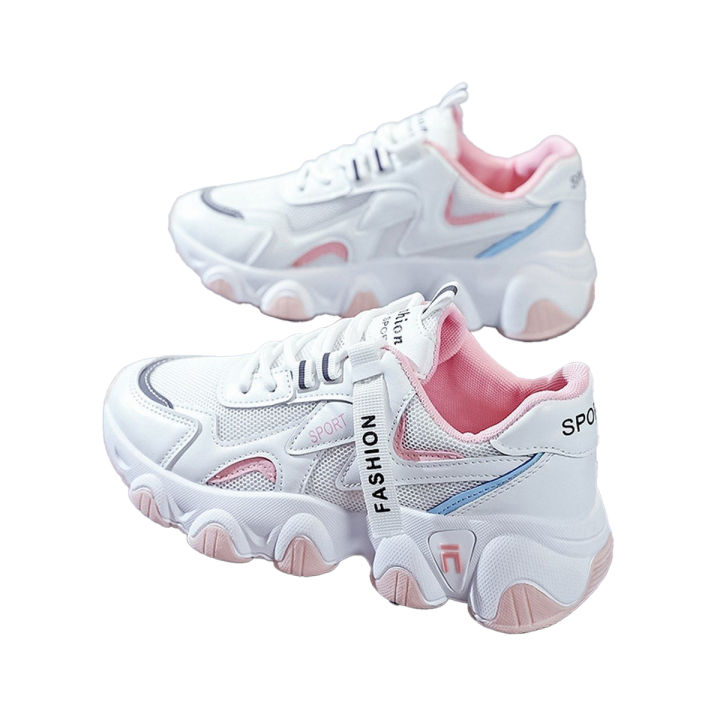IELGY Women's Sneakers thick sole running breathable korean style sneakers