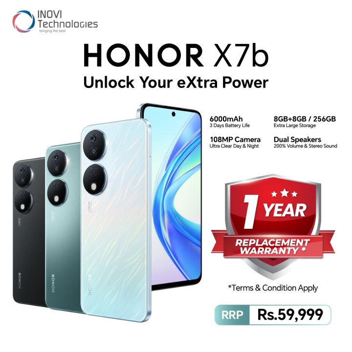 Honor%20X7b%20Android%2013,%20Smartphone%204G,%208GB%20Turbo%20RAM%20+%20256GB%20Storage,%20108MP%20Triple%20Camera,%206.8%20Inch%2090Hz%20Display,%206000mAh%20Battery,%2035W%20Super%20Charge,%206nm%20Snapdragon%20Processor,%20Dual%20SIM,%201%20Year%20Replacement%20Warranty%20-%20Image%202