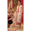 BRAND... MATER0 **  FABRIC (SHIRT)..... ORGANZA (DUPATTA)....ORGANZA (TROUSER)....SILK  (INNER)....SILK   **  FRONT ✔️ Heavy Embroidered ** BY BANO COLLECTIONS**. 