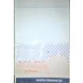 Pack of 24 Four Line English Loose Answer Sheets - Assignment Pages Legal Size - White. 