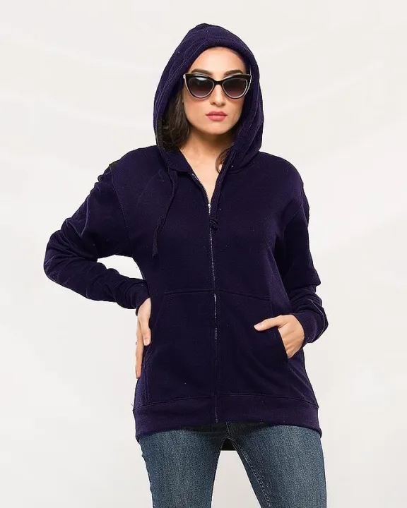 Navy%20Blue%20Fleece%20Zipper%20Hoodie%20For%20Women%20-%20Image%203