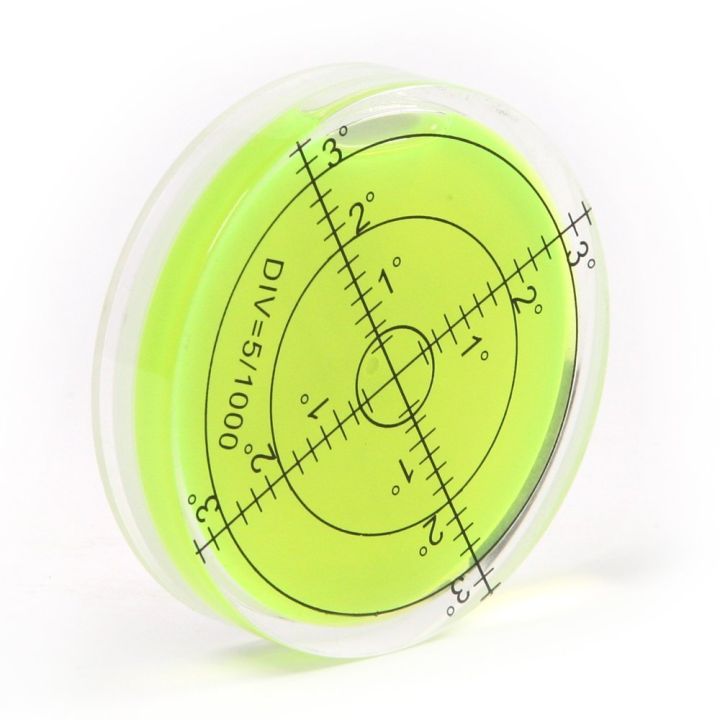 Bubble Spirit Level Circular Bullseye Inclinometer measuring level