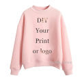 Sudadera Mujer 2021 Custom Hoodies DIY Sweatshirts White Pink Hoodie Warm Customized Hoody Pullover Personalized Sweat femme. 