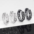 Men's earrings Hoop earrings Edgy earrings Metal earrings Statement earrings Dragon earrings Hollow earrings Round earrings Cool earrings for Street style earrings Clubwear earrings Concert earrings Fashion week earrings Gift for men. 