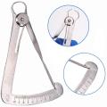 Professional Dental Gauge Caliper 0-10mm for Dentist Personal and Clinic Use, Dental Hygiene Tools Stainless Steel Dental Crown Gauge Caliper Metal/Wax Instruments Measuring Tools (Pack of 1). 