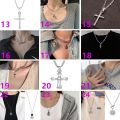 Korean Exquisite Pendant Necklace for Women Men Fashion Jewelry Accessories Gifts. 