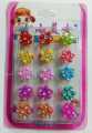 Beautiful baby girl hair style beats Multi colors best quality elegant design 15 piece in pack. 