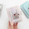 Photography Cute Card Stock Binders Albums Transparent Glitter Jelly Color Photo Album Mini Photo Album Card Holder Instax Album. 