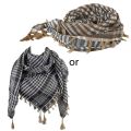 Keffiyeh Tacticals Desert Scarf Wrap Shemagh Head Neck Arab Scarf Unisex Arab Shemagh Keffiyeh Palestine Scarf. 