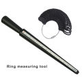 Screw-on Flex Cable Ring Sizer Accurate Plastic Ring Sizer Tool Us0-13 Easy-to-use Ring Size Gauge for Jewelry Southeast Asian Buyers Ring Measuring Tool. 
