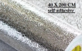 Self Adhesive Aluminium Foil Sticker Roll, Oil Proof Waterproof Aluminium Sheet Roll DIY Wallpaper, Backsplash Aluminium Foil Sticker for Home, Kitchen, Stove, Cabinet, Wall, Drawers, Furniture. 
