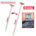 Solar Panels Cleaner with Extendable 9ft Long Rod with Wipe, Solar Panel , Window Glass Wash Brush, Glass Wash High Quality Super Cleaning Durable Rubber Sheet Stainless steel Wiper by CleanEasy. 