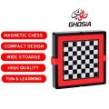 Magnetic Chess Board with Lock Clip and Storage Space For Fun & Learn Education Family Game - 2201. 