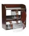 Mr. Wood 2-Tier Spice Rack With 6 Spice Jars. 