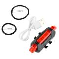 Bicycle Rear LED Light LED Bicycle Rear Tail Light USB Rechargeable Mountain Bike Lamp Waterproof Light Bicycle Accessories. 