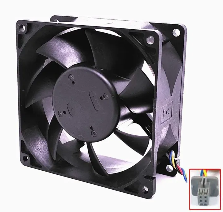 NMB-MAT%20Minebea%203615ML-04W-B76%20Server%20-%20Square%20Fan%20V02,%20sq92x92x38,%2012V%201.60A%20-%20Image%202