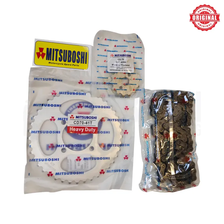 Mitsuboshi%20Complete%20Chain%20Sprocket%20Kit%20for%20CD%2070%20(Made%20in%20thailand)%20-%20Image%206