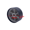 1pcs Black 34*15mm Potentiometer Handles Knob Encoder Volume Control Switch Knob For 6mm Shaft Hole Knob D-Axis.. 