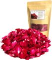 Organic Dried Red Rose Petals , Real Natural Dried Rose Petals for Bath 100gm. 