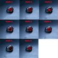 Anime Naruto Rings Akatsuki Sharingan Itachi Kakashi Adjustable Metal Ring Unisex Halloween Cosplay Accessories Gifts. 