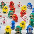 Roly Poly Toys for Kids Party Favors, Different Coloyrs Roly Poly Toys, Mix Colors Roly Poly Toys, Cartoon Roly Poly Toys – Colorful Self Balancing Figures, Fun Chunnu Munnu Roly Poly Toy – Bouncing & Wobbling Doll Set, No Battery Required, Safe Plastic. 