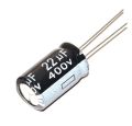 1 Piece Electrolytic Capacitors 22uF 400V Capacitor 22 uf - 400 Volt. 