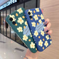 dienya for Samsung A90 5G Case Fashion Beauty Flower Side Square Edge Protect Softcase Thin Pattern Silicone Casing Full Lens Cover Camera Shockproof Cases. 