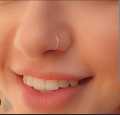 Stainless steel plane nose ring good quality elegant design. 