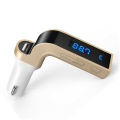 1pc Car Kit Bluetooth Handsfree FM Transmitter Cigarette Lighter Type Radio MP3 Player USB Charger. 