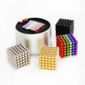 5mm Children Kids Iron Ball Magnetic Cube Development Toy- Multicolors. 