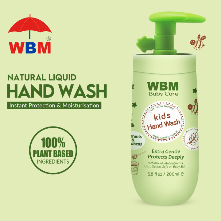 WBM Kids Hand Wash - 200ml | Baby Hand Wash for Gentle Cleansing & Soft Skin