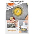 Hand Chopper | Manual Vegetable Chopper |  Food Processor | Multi-Function Hand Operated Speedy Cutter with Stainless Steel Blades | Essential Kitchen Gadget on Daraz. 