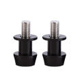 2Pcs M6 X1.5 Motorcycle Cnc Swing Arm Sliders Spools Stand Screw For Yamaha Fz01 Fz03 Fz09 Fz10 Yzf R1 R3 R6 R25 R125 R1000 R6S Fz1 Fz6 Fz8 Fzs1000 Fzs600 Aprilia (Black). 