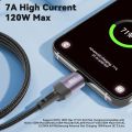 HEEMAX 120W USB C Cable Type C Fast Charging Wire For Huawei P60 P50 P40 Pro Xiaomi OPPO Realme POCO Samsung 7A USB C Data Cord. 