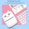 Mini Portable Pocket Printer| Mini Bluetooth Printer | Rechargeable Printer for Android and IOS | Mini Printer| Mobile Printer. 