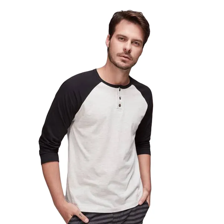 %5BPack%20of%204%5D%20Raglan%202%20colors%20button%20Full%20sleeves%20T%20shirts%20for%20men%20and%20women%20Random%20Colors%20-%20Image%202