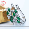 Shine Bright with Jewelicious Luxury 925 Sterling Silver Stud Earrings: Flash CZ Zircon Ear Studs in 3 Colors for Women - Affordable Brincos. 