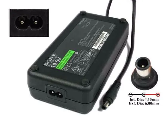 Sony%20%20AC%20Adapter-%20Laptop%2019.5V%207.7A,%206.0/4.3mm,%202-Prong%20-%20Image%203