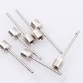10 Pcs Basketball Football Inflating Needles Stainless Steel Ball Air Pump Pin Nozzle. 