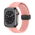 Sports Silicone Magnetic Lock Watch Band Strap For Appl Watch 38mm 40mm 41mm 42mm 44mm 45mm 49mm Ultra All Series 1 to 8. 