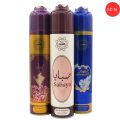 Air Freshener OUD | AROOSAHl | Sabaya | ARABIC Pack of 3 300ml Big Bottle Al Arabia Room Spray Imported High Quality Value Budget Pack Deal Offer Fresh Scent Fragrance | Wash Room Bath Room Easy to use | Office Room | Car Air Freshener | Hotel Room | GIFT. 