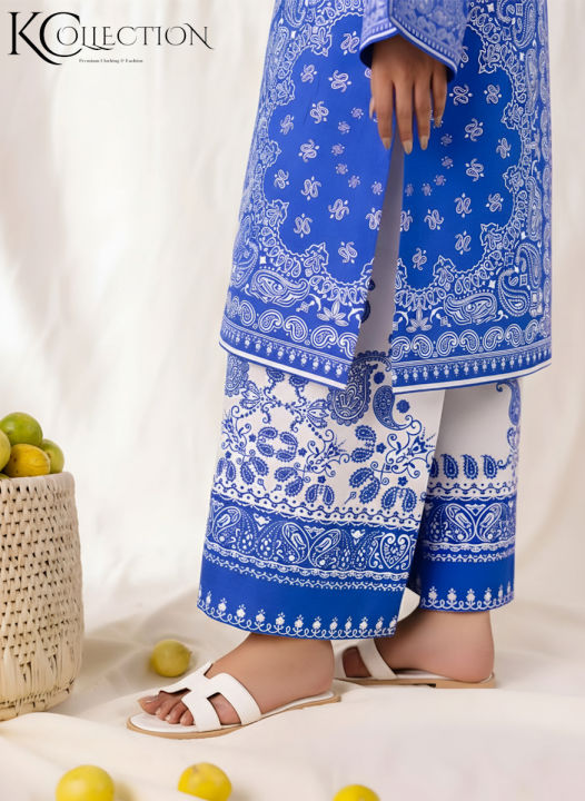Royal%20Blue%20Paisley%20Printed%20Woman%20stitched%202-Piece%20Suit%20-%20Image%202