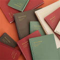 Durable Notebook For Daily Use Minimalist Design Notebook Morandi Color Notebook Coil Binding Notebook Retro PP Cover Notebook. 