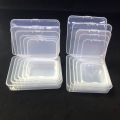 Clear PP Box Long Square Plastic Packing Empty Box Parts Mobile Phone Repair Box Tool Mini Small Storage Box. 