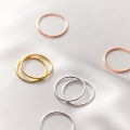 La Monada 45-59mm Plain Thin Women Ring 925 Sterling Silver Big Small Rings For Women 925 Silver Finger Rings Woman Girls Kids. 