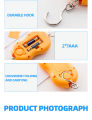 H.M   Portable Handy Pocket Smile 10Kg x 10g Mini Electronic Digital LCD Scale Hanging Fishing Hook Luggage Balance Weight Weighing Scales NOTE random color will be delivered. 