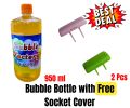 Bubble Liquid - Bubble Solution 250ml, 450ml, 950ml - Bubble - Bubble Gun Water for Refills - Bubble Gun Liquid By AURA MART. 